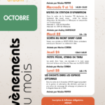 Programme de sorties – Octobre